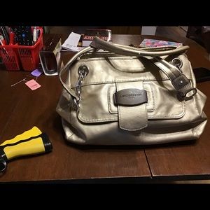 Gently Used Liz Claiborne  Metallic Gold Purse